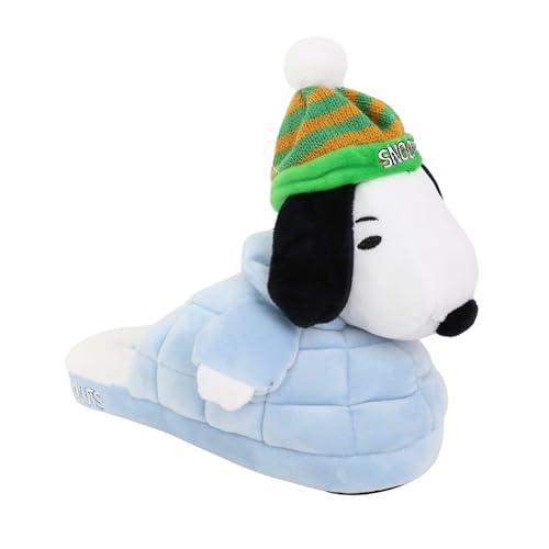 Ground Up Peanuts Ladies Snoopy Puffer 3D Slipper4