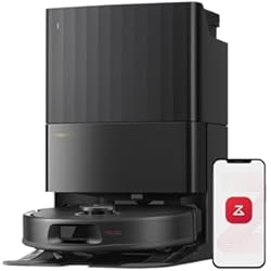 roborock Qrevo S5V Robot Vacuum and Mop, FlexiArm Edge Mopping, 12,000Pa Suction, Dual Zero-Tangle System, Smart Obstacle Avoidance, 10mm Mop Lifting, Auto Mop Washing&Drying, Self-Emptying&Refilling