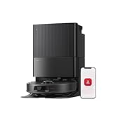 roborock Qrevo S5V Robot aspirateur et serpillière, nettoyage FlexiArm Edge, aspiration 12 000 Pa, évitement intelligent d'obstacles, double brosses anti-nœuds, levage de serpillière de 10 mm, lavage