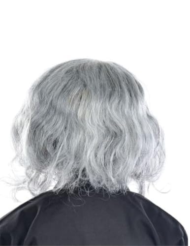 Image of BookMyCostume Abdul Kalam & Old Man Grey Hair Wig Adult & Kids Fancy Dress Costume Accessory