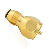 Joywayus 1LB Propane Tank Refill Adapter - Solid Brass Universal Mini Fill Adapter for Disposable Small Bottle