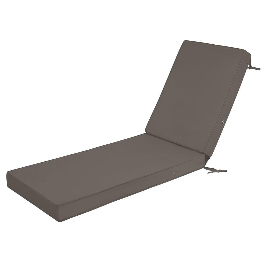 Chaise longue portable grise idéale pour le jardin la terrasse et la plage