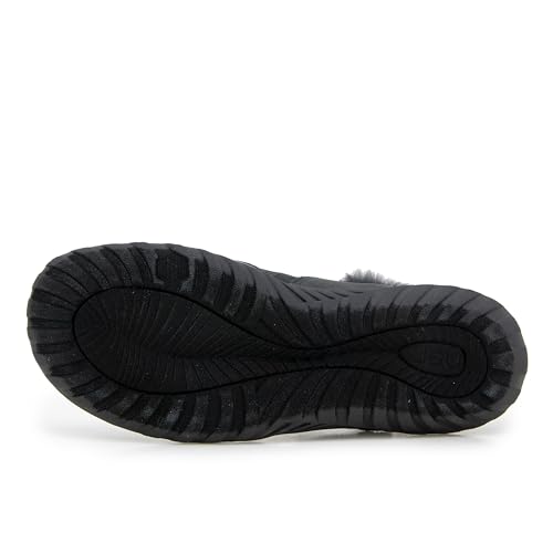 Image of JBU Women's Heather Slip On Cozy Comfortable Memory Foam APMA Accepted Walking Flat