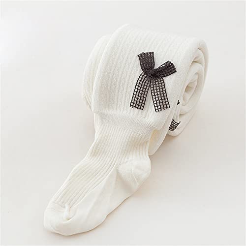 Girls Warm Leggings Knitted Stocking Toddler Kids Winter Cotton Thick Fleece Lined Stretchy Full Length Pants(e-White,12-24 Months)3