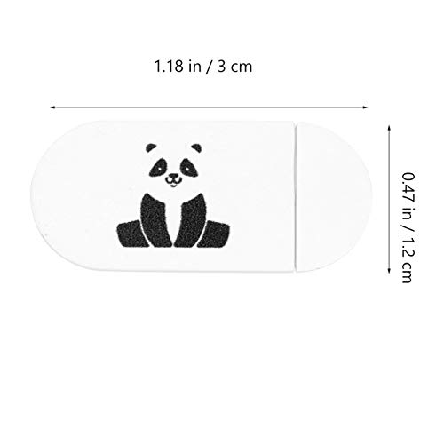 VILLCASE 3Pcs Panda Privacidade Tampa Deslizante Tampa da Webcam Tampa Deslizante Laptop Computador