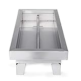  GIOEVO Braciere BBQ Braciere in Acciaio Inossidabile Braciere Fai da te da Campeggio da Esterno 60x25x13cm