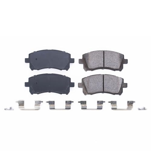 Image of PowerStop Front Brake Pads for Subaru Forester 1998-02 |Impreza 1998-03 |Legacy 1997-02 |Outback 2000-02 - Z17 Ceramic Brake Pads with Installation Hardware, 17-721