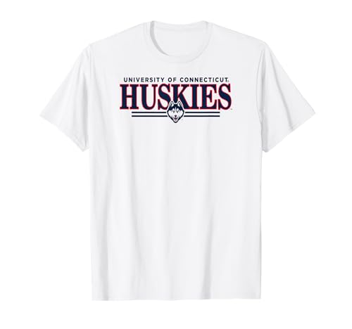 Connecticut Huskies Regalia White Officially Licensed T-Shirt