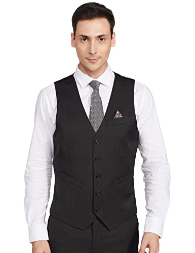 Image of Raymond Wool Men's Full Sleeve Contemporary FIT Medium Grey Formal Suit