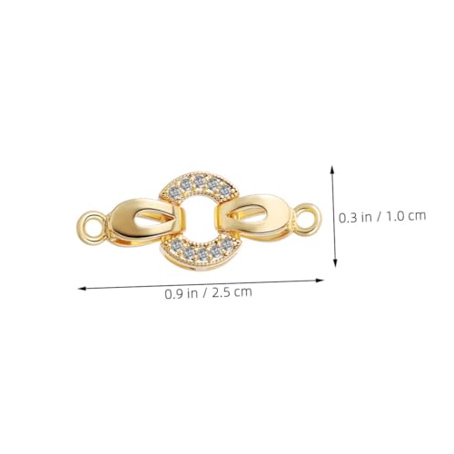 Fermoirs à rabat zircon pour bracelets éviter les pertes de bijoux faits main