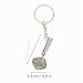 ifundom Kreative Schlüsselanhänger Kaffeerie 2 Stück Metall Keychain Kaffee Anhänger Geschenk Für Kaffeeliebhaber Taschenanhänger Stilvoll Kompakt