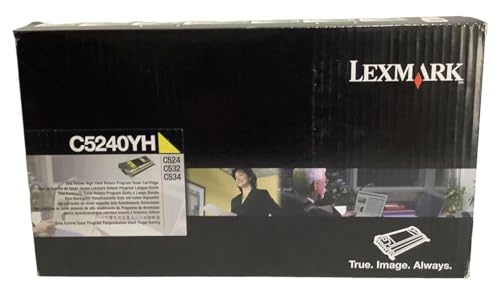 Toner Lexmark C5240YH jaune haute capacité pour des impressions laser d'une clarté absolue