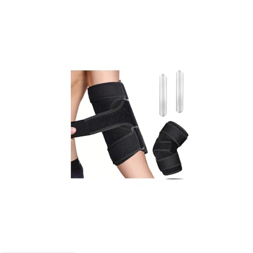Calkkrer Banda de Codo Ajustable, Banda para Tendinitis, férula para Hombre, férula para Brazo de Tenista, Soporte epicondilitis, Protección de Codo para Mujer y Hombre