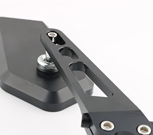 Espejo retrovisor para motocicleta de aluminio universal con tornillo de 8mm 10mm 7