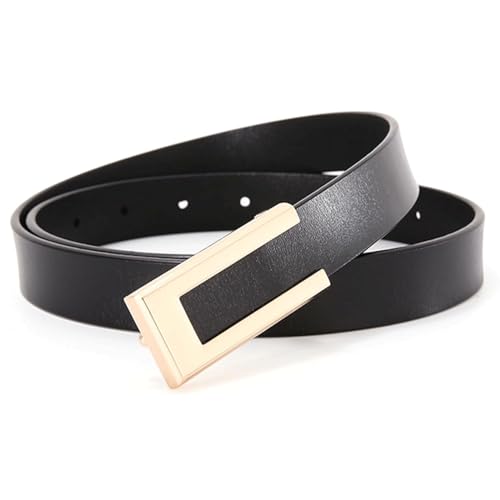 Belts for women, Waist Belt Women's Waist Belts Retro Pure Cowhide Belts Needleless Dress Belt Women's Casual Fashion Simple(Coffee)4
