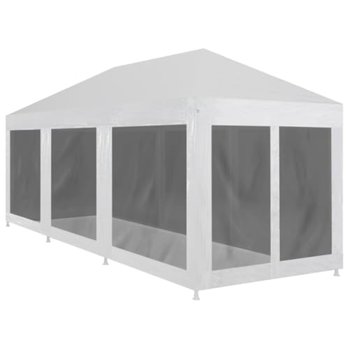 Outdoor Party Tent 29.5 x 9.8 Feet with 8 Mesh Sidewalls...