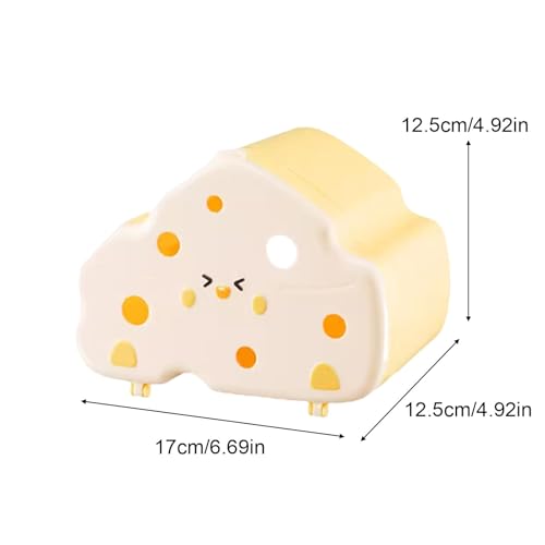 Cabane magnétique pour hamster visible en forme de fromage - 7