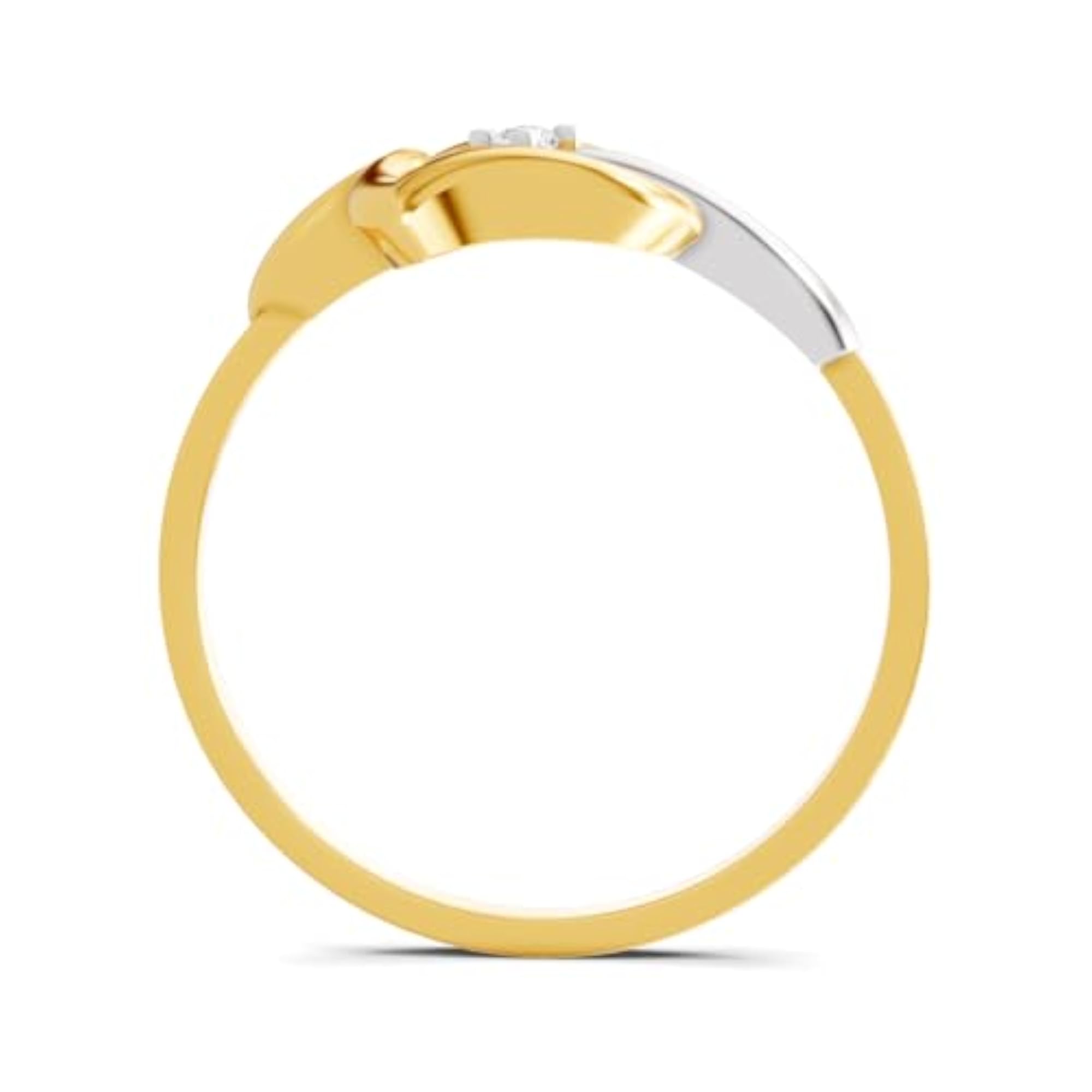 Lab Grown Diamond Ring for Women, 0.02ct 925 Silver