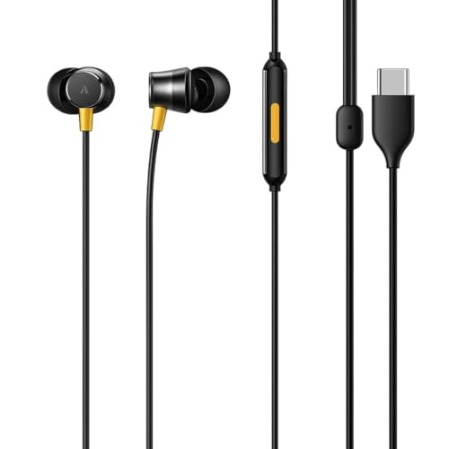 Image of Original Buds 3 Wired Type-C Earphones with Mic - Gaming Ready Audio Pods with Noise Isolation, Smooth Controls & Secure Fit (Black)