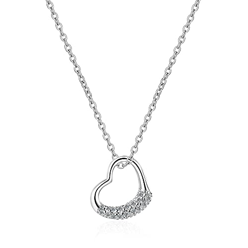Collier pendentif cœur en zircon premium - Éclat joaillerie pour mariage et fiançailles