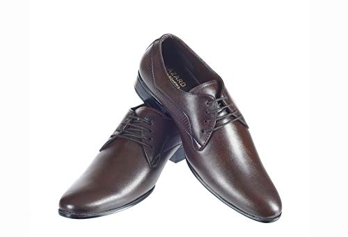 Image of Lazard Khadim's Men Brown Formal Derby Shoe - UK 11