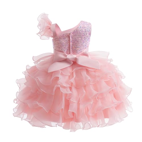 Miipat Girls Pageant Party Dress Ruffle Flower Kids Wedding Ball Gown Sequin Formal Princess Dress 4-9 Years2