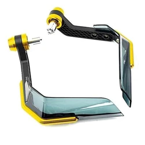 ハンドガード オートバイハンドガード シールド ハンドガード プロテクター 風防に適合するヤマハ XMAX X-MAX 125 250 300 400 XMAX300 アクセサリー用 ハンドルバープロテクター(金)