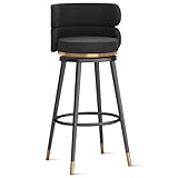 【Polyvalent à utiliser】Ces tabourets de bar pivotants en velours combinant un look chic et un design moderne peuvent correspondre à n'importe quel décor ou style d'intérieur, sont parfaits pour la salle à manger, la chambre, l'îlot de cuisine, le bar à domicile, la zone de divertissement, le restaurant de repos, le bureau, l'exposition, la maison, le bistrot, le café, le pub de repos, la ferme, le salon ou la réception, également des tabourets de bar hauts comme chaise de sal