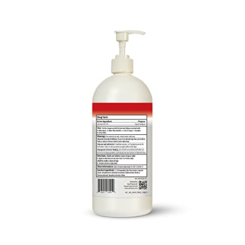 Alocane Maximum Strength 4% Lidocaine Emergency Burn Gel Pump, Commercial Grade, Aloe Vera, Vitamin E, Great For Restaurants And Other Heat Related Work Environments, 32 Ounce #TOP7
