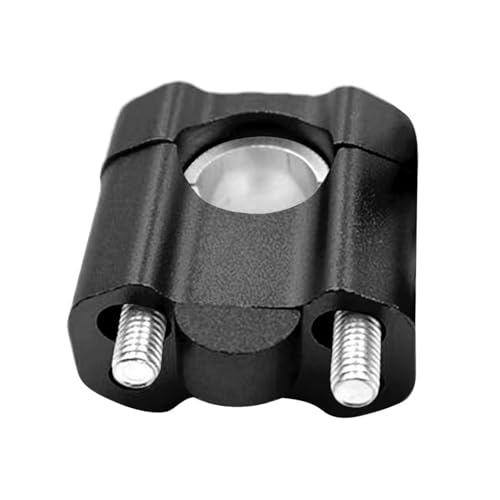 Adaptateurs réhausseurs de guidon moto réglables de 22 à 28 mm avec pince de fixation noire