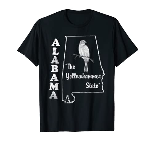 Alabama State T-shirt I Love Alabama My Home State T-Shirt