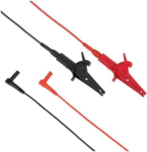 Klein Tools 69381 악어 클립 테스트 리드, 튼튼한 바나나 플러그 교체 리드, 91.4cm(3피트) — 사진 6