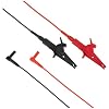Klein Tools 69381 Alligator Clip Test Leads, Heavy-Duty Banana Plug Replacement Leads, 3-Foot