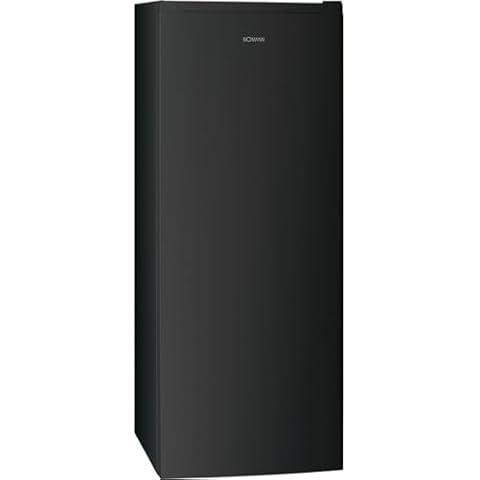 Zamrażarka Bomann 161L czarna GS7343 - Total No Frost, system MultiAirflow, 3 szuflady, sterowanie elektroniczne, super zamrażanie, 39 dB, odwracalne, 220-240V