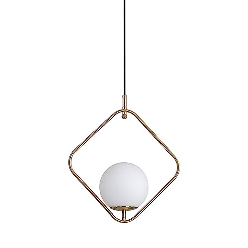 Lámpara de vidrio lácteo decorativa para solucionar la iluminación difusa