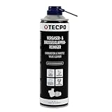 TECPO Vergaser- und Drosselklappenreiniger 500ml Lösemittel AGR Ventil Reiniger Carburetor Cleaner Einspritzdüsen Düsenreiniger Ansaugreiniger