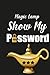 Produktbild Magic lamp show my password: My Password Book Keeper with Tabs/ Internet Password Size 6" x 9" , 120 pages.