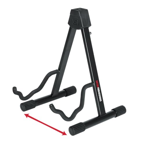 Gator Frameworks 'A' Frame Folding Guitar Stand, Holds Electric or Acoustic Guitar (GFW-GTRA-4000)