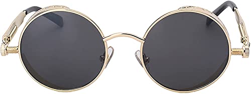 Image of OWL Steampunk Vintage Retro Round Circle Gothic Hippie Colored Plastic Frame Sunglasses Colored Lens