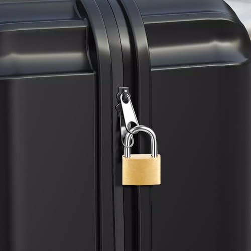 12 PCs Mini -Vorhängeschloss, kleines Vorhängeschloss mit 2 Tasten für Reisetaschen, Fitnessstudio -Schließfach, kleines Metallgepäck, massive Messingschlösser für Kofferschloss, Klassenzimmer