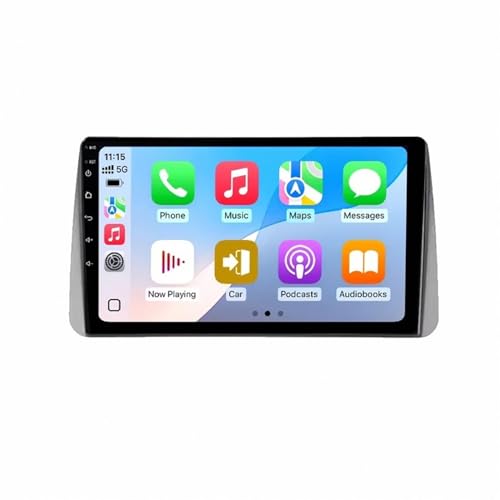 Pantalla Carplay para Fiat Tipo con radio coche Bluetooth, Mirror Link y cámara trasera HD