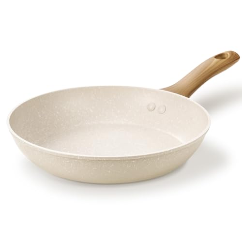 La Mejor Lista de De sartenes - 5 favoritos. 43 OSLIFE Sartenes Antiadherentes, Sartenes de Ceramica Libre de Tóxicos, Sartén con Mango Antiquemaduras de Cocina y Revestimiento Antiadherente