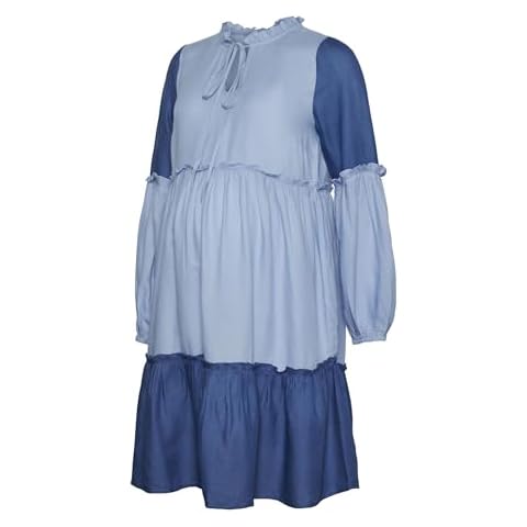 MAMALICIOUS True Navy Long Sleeve Maternity Dress Cover