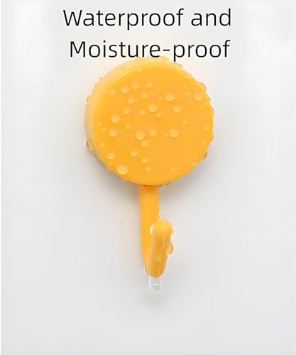 JIALTO Adhesive Hooks for Wall Heavy Duty Wall Hook Waterproof Stick on Adhesive Stronger Plastic Wall Hooks Hangers for Hanging Robe Stainless Steel || Wall Clips for Hanging (Nail Hook)(Pack of 12)