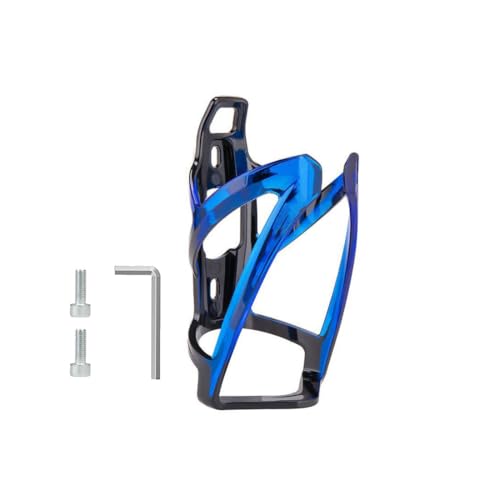 自転車 ボトルケージ 軽量 ロード バイク ドリンクホルダー コンパクトデザイン 自転車ボトルホルダー 伸縮性がよく 一体成形 取付簡単 ペットボトルホルダー サイクリング用 ロードバイク/クロスバイク/マウンテンバイクに適用 (六角レンチ&ネジ付き,ブラ