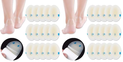 Image of Blister Cushions (15PCS) Gel Hydrocolloid Seal Bandages for Fingers, Toes, Heels - Waterproof Blister Prevention Pads, Ultra-Thin Adhesive (Pack of 2)