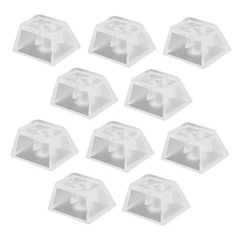 10pezzi Crystal Keycap Trasparenti Per Tastiere Meccaniche Design Retroilluminato Per Appassionati Di Gaming e