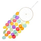 Happyyami 貝殻ウィンドチャイム 吊るし装飾品 デザイン 屋内外兼用 バルコ