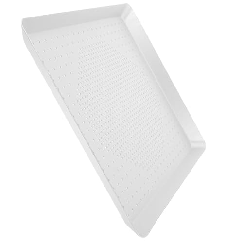 Plaque à pizza perforée rectangulaire 12 pouces plateau de cuisson