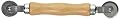 Prime-Line Products P 7505 Rolling Must Have Tool for Installing Window and Door Screens – Spline Roller with Wood Handle and Steel Wheels – Durable and Easy to Use